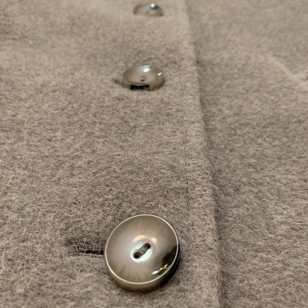 Katherine Kelly Wool & Alpaca Gray Blend Coat